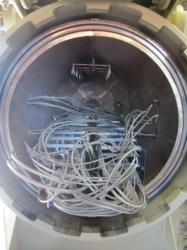 FAI LOCA Chamber - open with cables